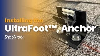 Installing the UltraFoot™, Anchor