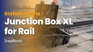 Installing the Junction Box XL for Rail