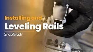 Installing and Leveling Rails