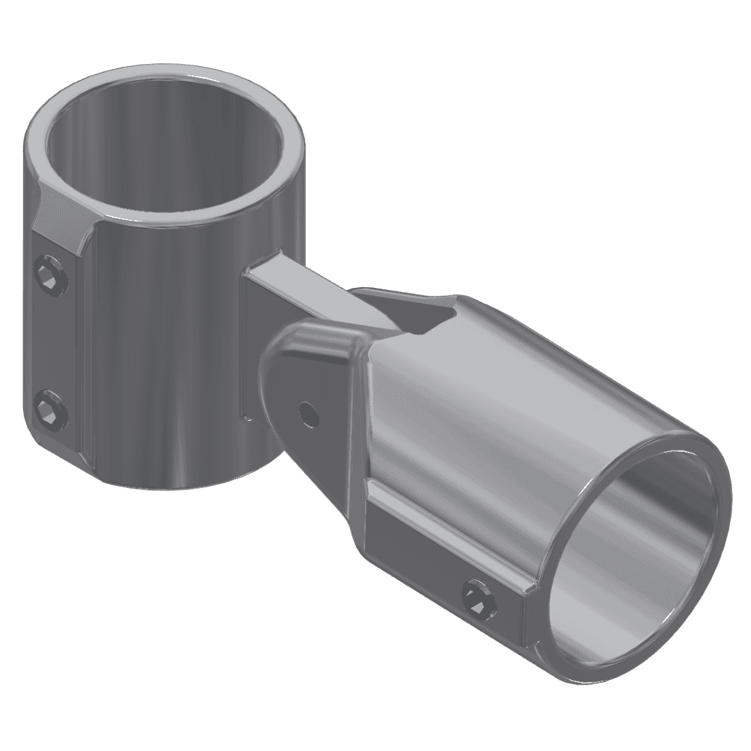 Single Adjustable Socket Tee, Hollaender , 1 ½”, AL-MG