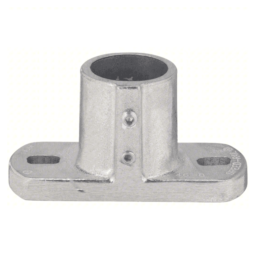 Rectangular Base Flange, Hollaender 2", AL-MG