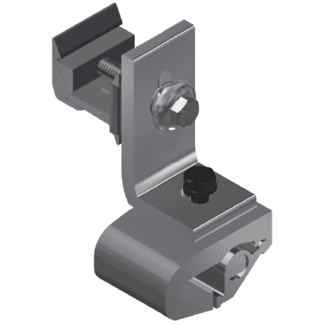 Ultra Rail Wide Base Seam Clamp with L Foot & Lock