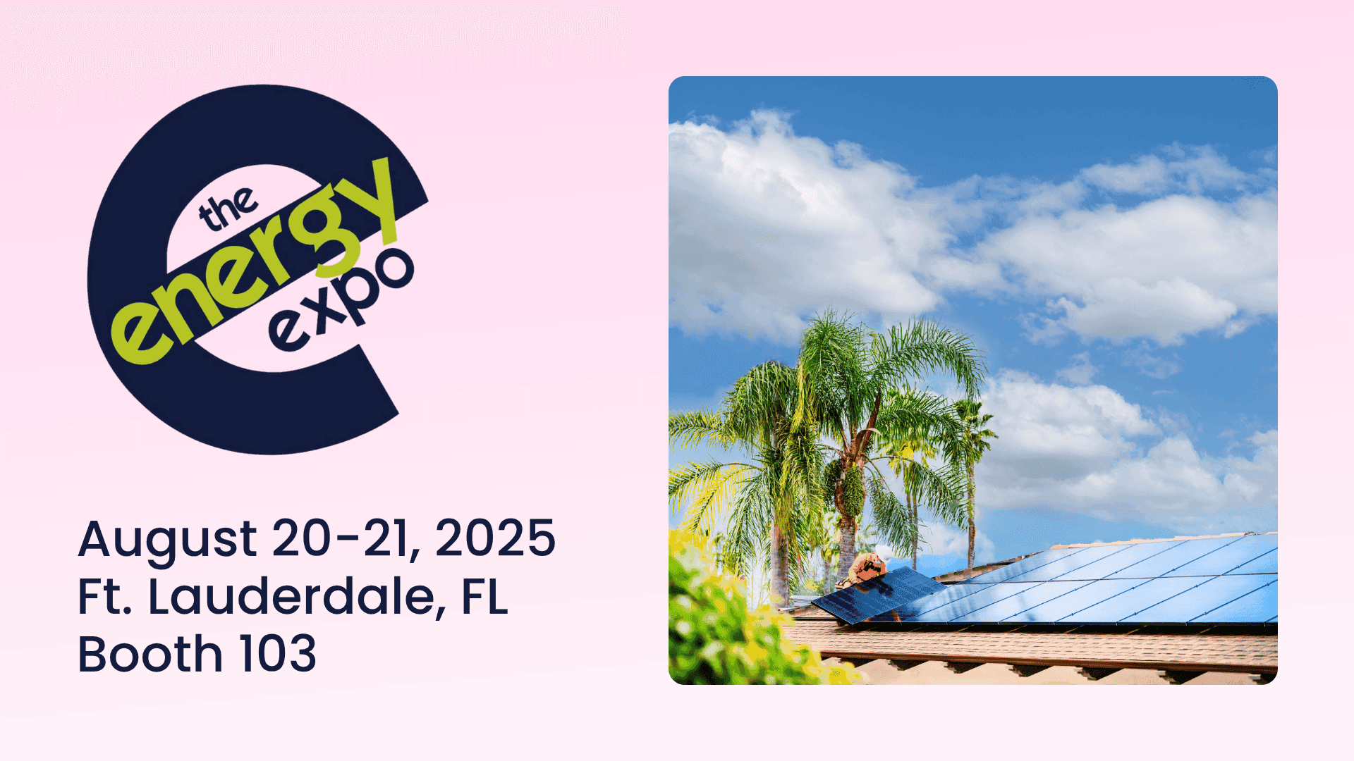 The Energy Expo 2025 – Booth 103