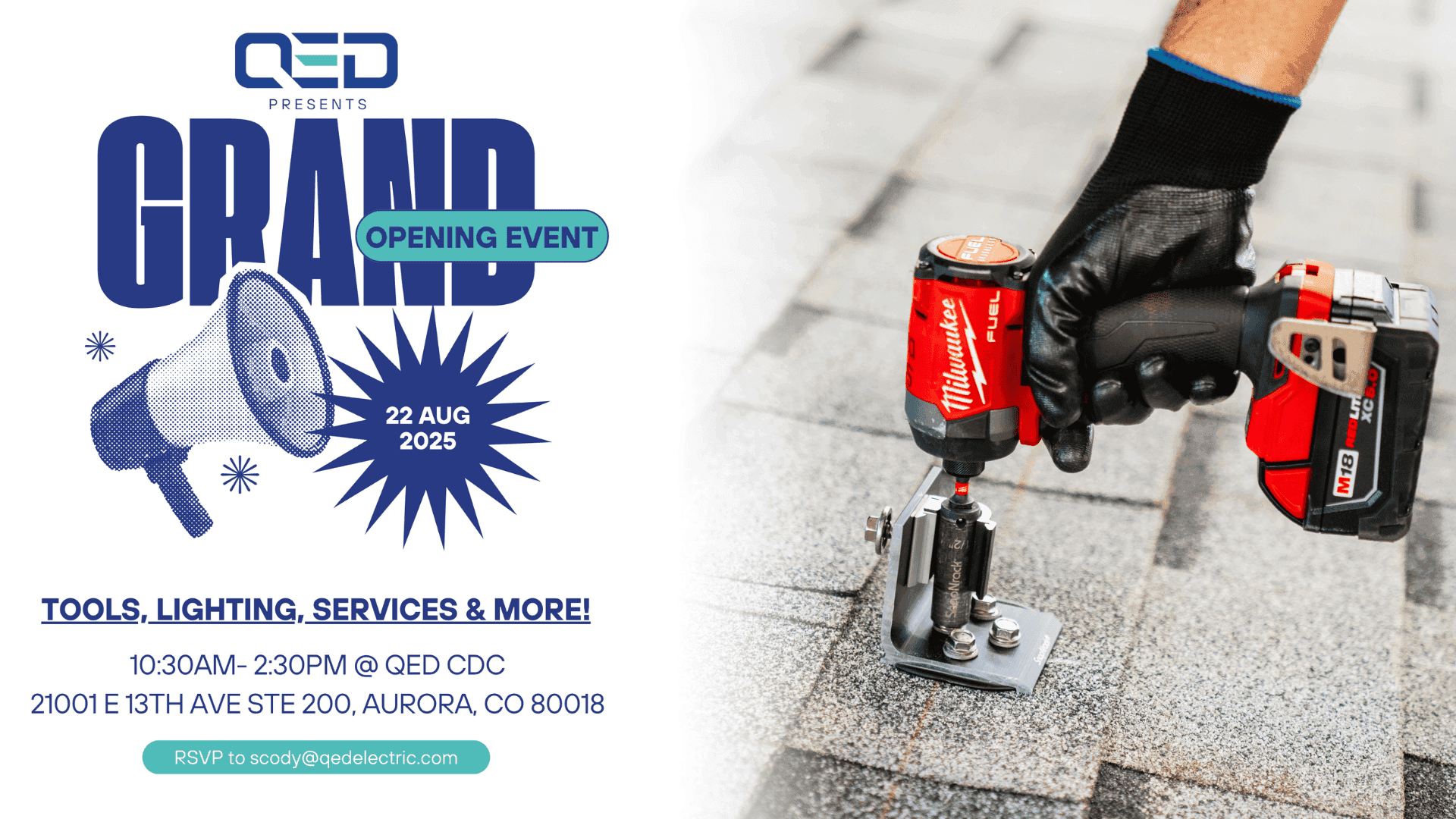 QED CDC Grand Opening & Tool Fest
